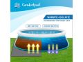 Comfortpool Pool Bodenfliesen Grau - 35 Stück | Isolierung und Schutz | Pool Unterlage | 50 x 50 cm