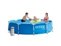 Intex Pool rund 366 x 76 | Metallrahmen mit Filterpumpe