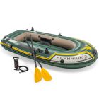 Intex Seahawk 2 Set | Aufblasbares Boot für zwei Personen mit Paddeln und Pumpe