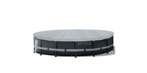 Intex Abdeckplane Deluxe für runde Rahmenpools mit 488 cm Durchmesser, einschließlich des vorhandenen HTML-Codes