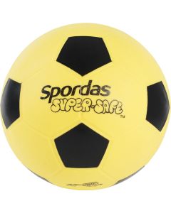 Super sicherer Fußball | Weicher luftgefüllter Ball | Mit Fußballaufdruck | Spordas