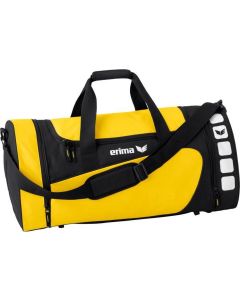 Erima Club 5 (L) Sporttasche mit Seitentaschen - Gelb/Schwarz | Größe: L