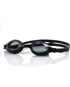 Finis Lightning Low Profile Racing Schwimmbrille, Schwarz-Rauch