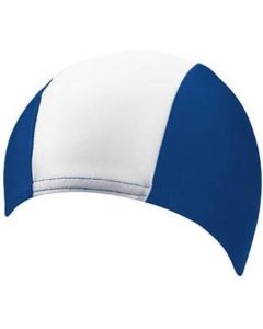 BECO Herren-Schwimmkappe, Lycra, blau/weiß/blau