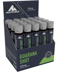 Multipower Guarana Shot, 20 x 25 ml Fläschchen
