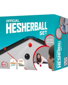 HesherBall Unisex Jugend Tischfußballspiel Fun-Sportspiel Set in Anzeige, blau rosa, 20 cm