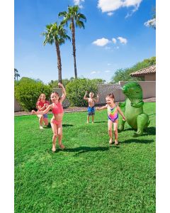 Die Bestway Wassersprinkler Dinosaurier ist der perfekte Weg, um an heißen Tagen eine lustige und erfrischende Zeit im Freien zu verbringen. Dieser Wasserspielzeug hat eine einzigartige Dinosaurier-Form und sorgt für stundenlanges Spielen und Spritzen im 