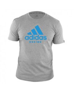 adidas T-Shirt Boxing Community Grijs/Blauw 164