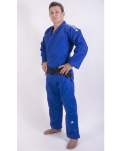 Adidas judopak Champion IJF 180cm - Blauw