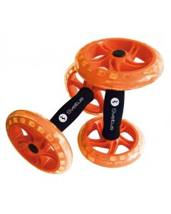 Sveltus Trainingsräder Orange 2 Stück 14 cm.