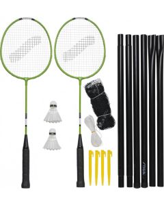 Badmintonset Stiga - Schwarz/Weiß/Grün