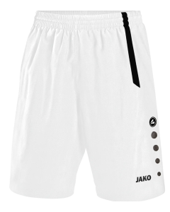 JAKO Sporthose Turin | weiß/schwarz | Größe: 164
