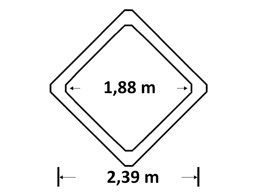 4-persoons opblaasbare jacuzzi - afmetingen 6-persoons opblaasbare jacuzzi - afmetingen