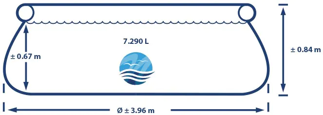 Linienzeichnung Easy Set 396 x 76 Easy Set 396 x 76