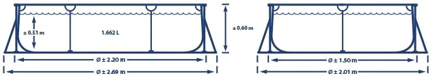 Linienzeichnung Klein Frame 220 x 150 Klein Frame 220 x 150